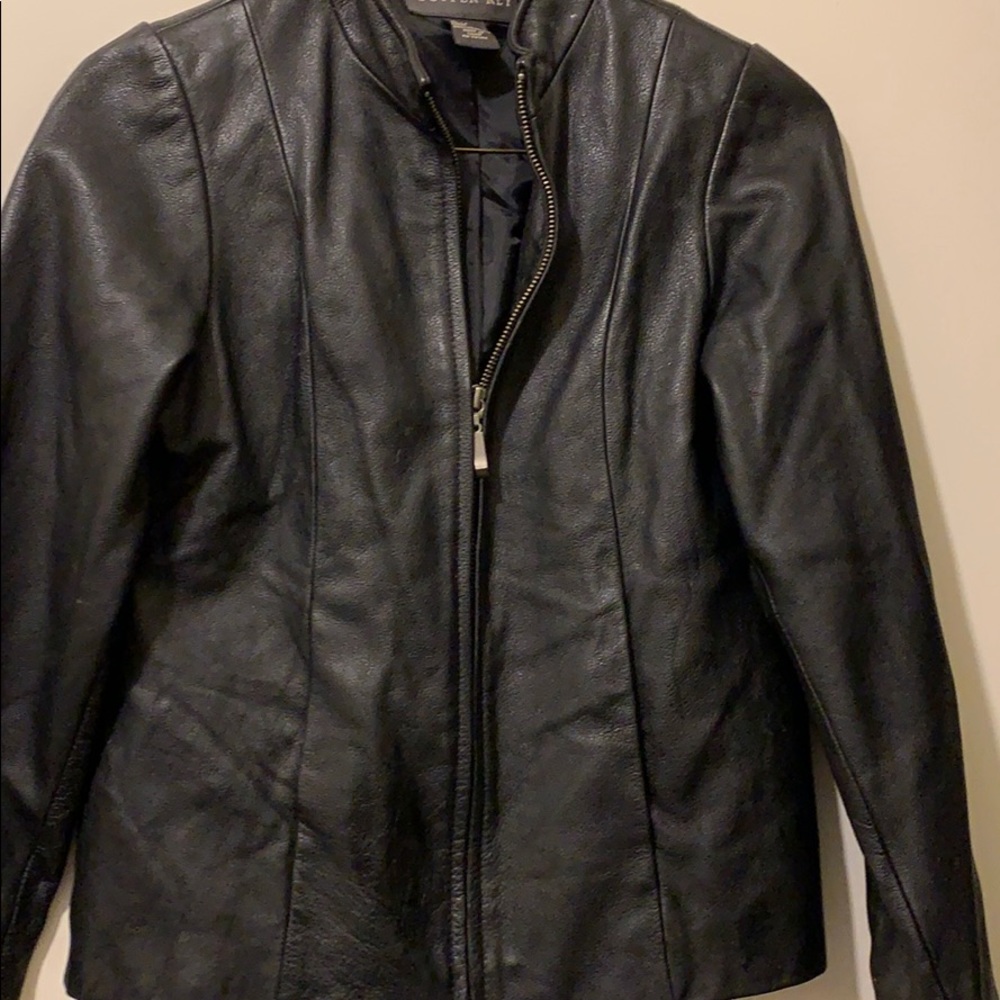 Copper Key Lady’s Leather Jacket